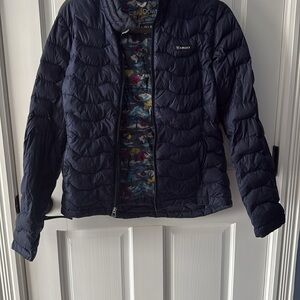 Ariat Navy Quilted Lightweight Down Puffer Jacket